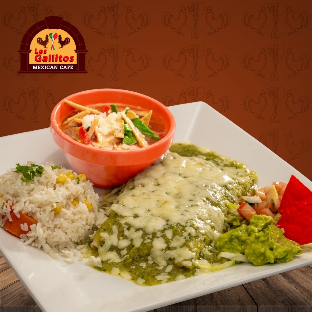 SPINACH ENCHILADAS